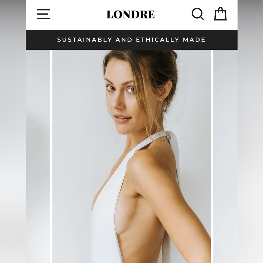 Londre Bodywear Multiway Swimsuit in Flat White (M)